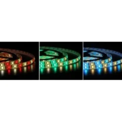 RGB+WW LED-strips 12V - 5 meter, IP65, 12W & 60 LED pr. meter