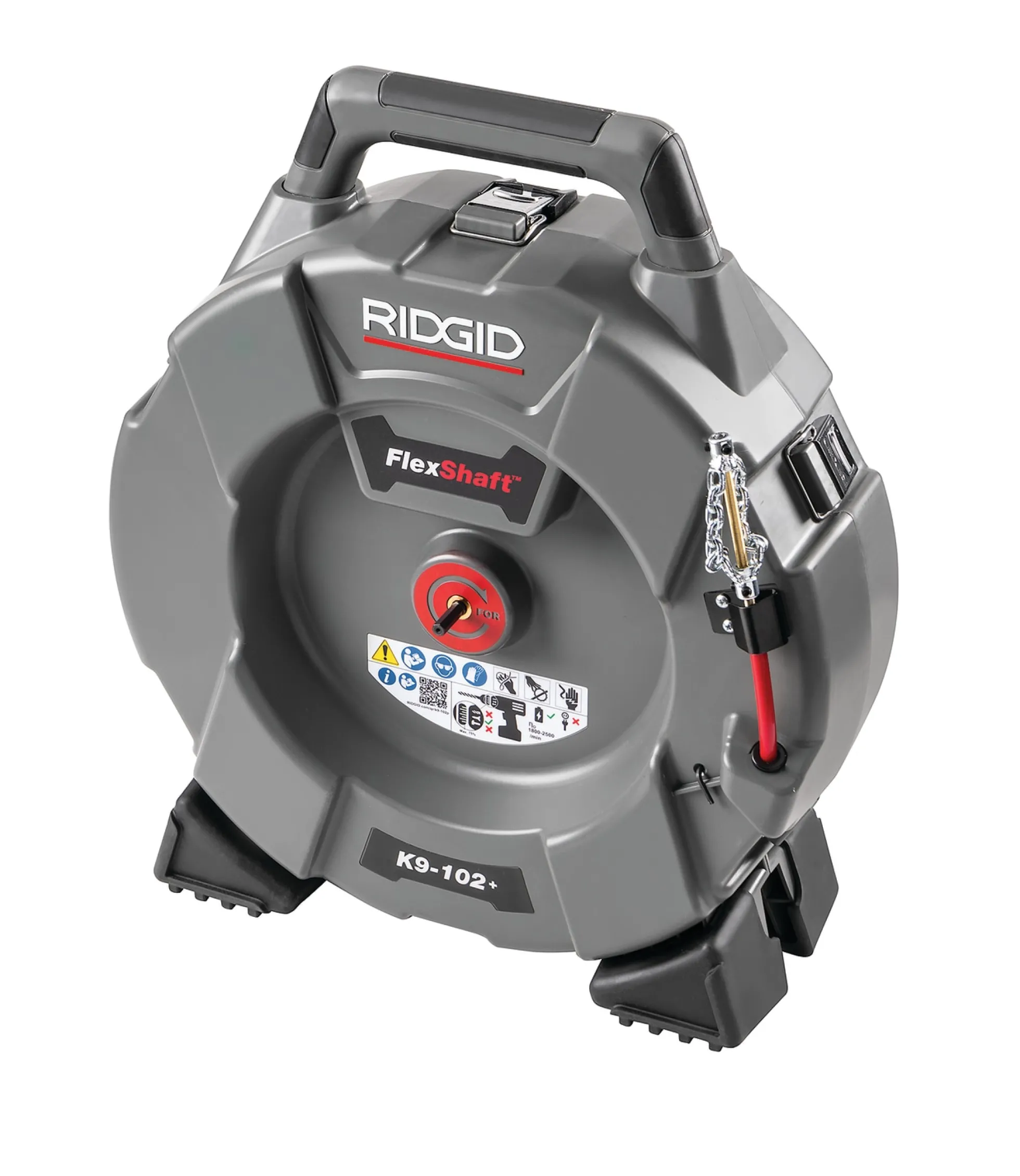 Ridgid FlexShaft afløbsrenser K9-102+, 15,2 m, 32 - 50 mm