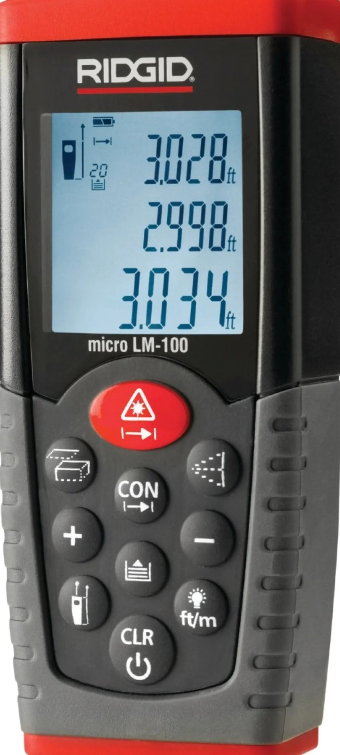 Ridgid LM100 afstandsmåler, 50 m