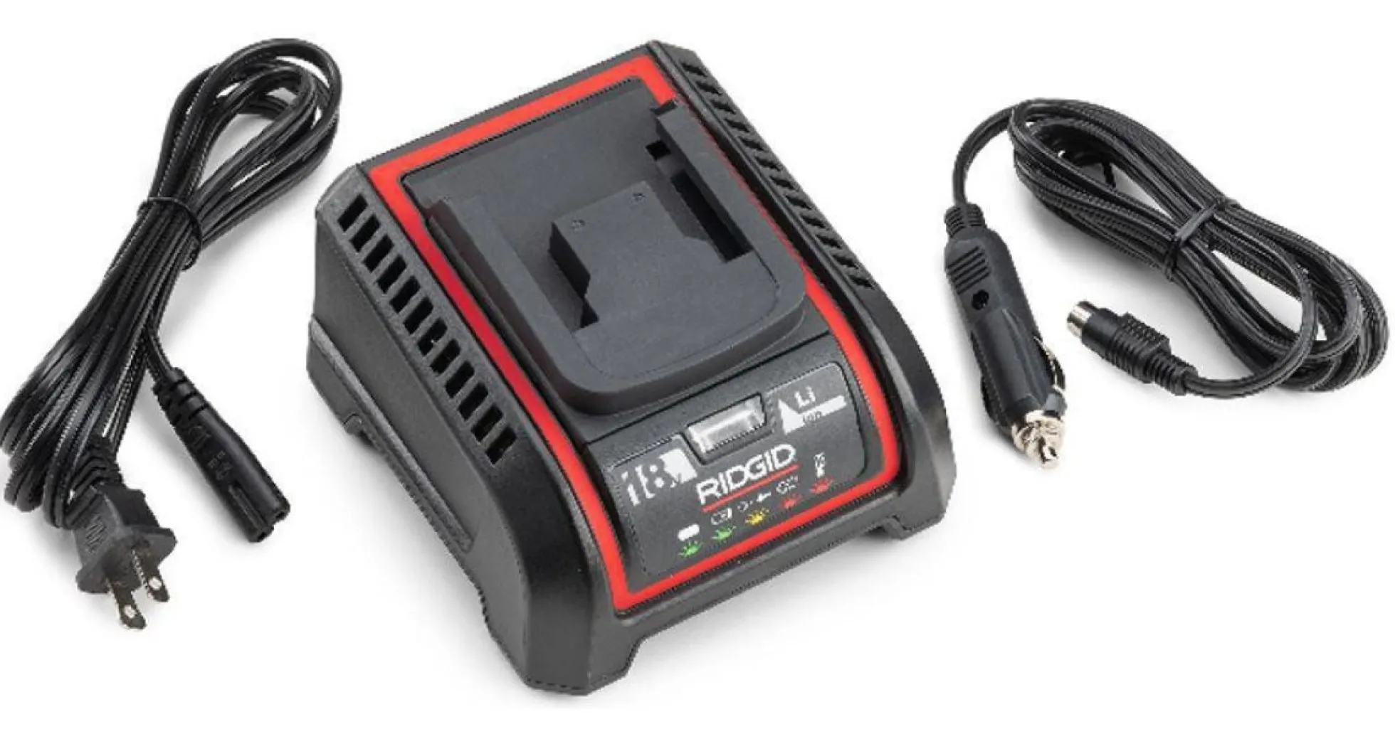 Ridgid oplader, 230V, til 18V batteri