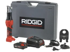Ridgid pressmaskine RP219, 18V, 2.5Ah Li-Ion, inkl. lader, taske og M15-22-28 kæber