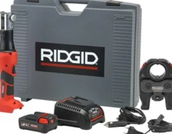 Ridgid pressmaskine RP219, 18V 2.5Ah, med batteri, lader, U16-20-25 kæber