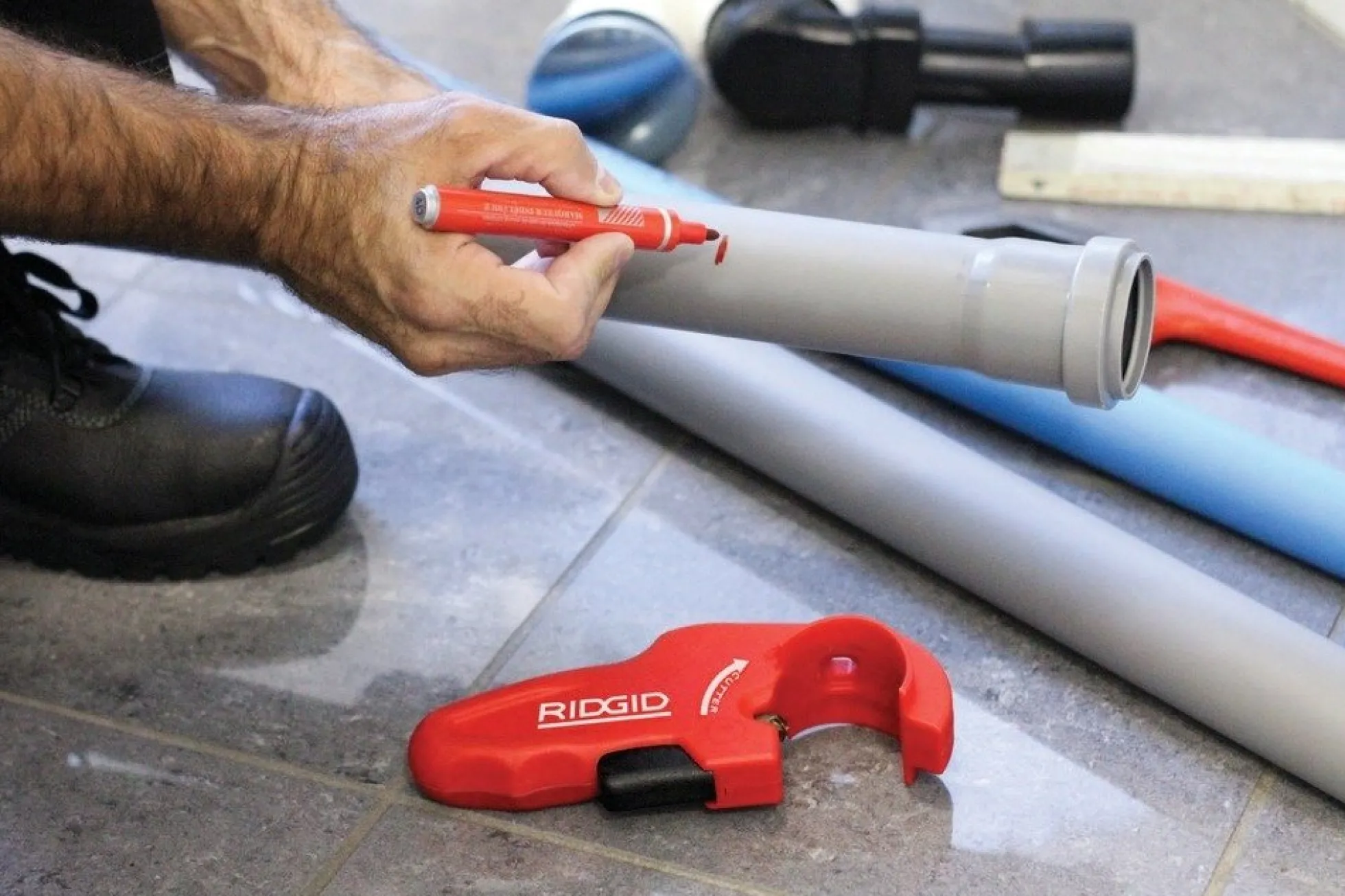 RIDGID rørskærer P-TEC 5000, plastrør Ø50 mm