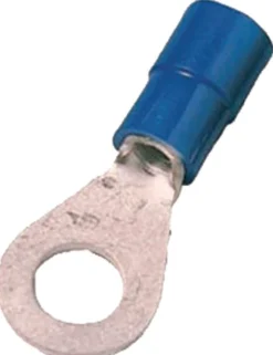 Ringkabelsko isoleret blå, 1,5-2,5mm², M5, DIN46237