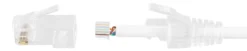 RJ45 konnektor til slim patch kabel, Cat6a, 28AWG, 20 stk. - Deltaco