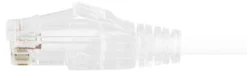 RJ45 konnektor til slim patch kabel, Cat6a, 28AWG, 20 stk. - Deltaco
