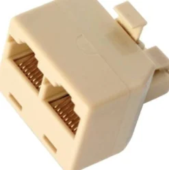RJ11 (6P4C) parallel T-adapter