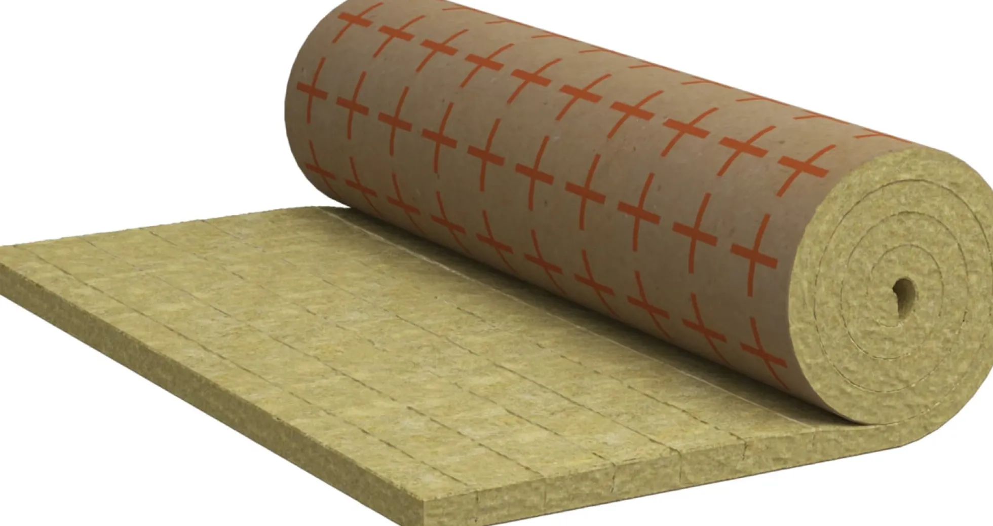 Rockwool lamelmåtte, papir