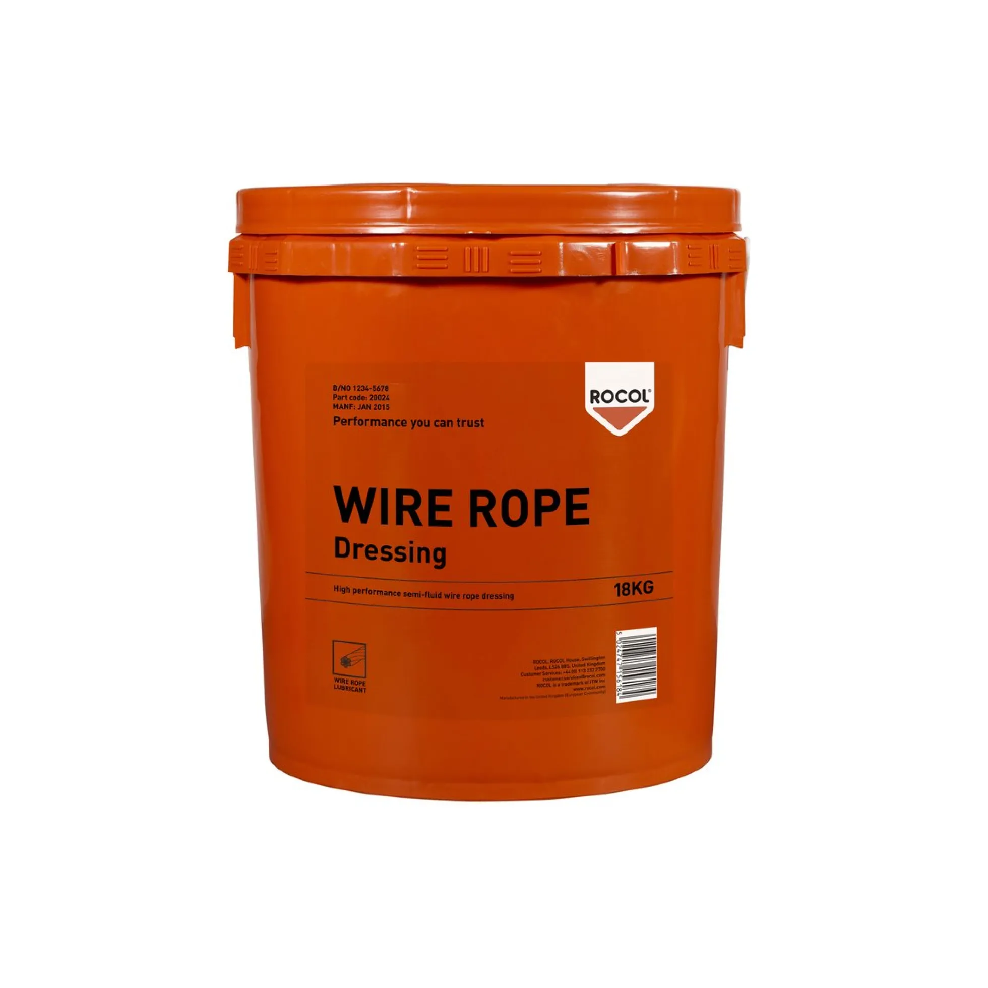 Rocol Wire Rope Dressing, 18 kg