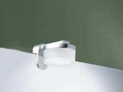 Romendo spejllampe, IP44, LED, 480 lumen, 3000K, krom - EGLO