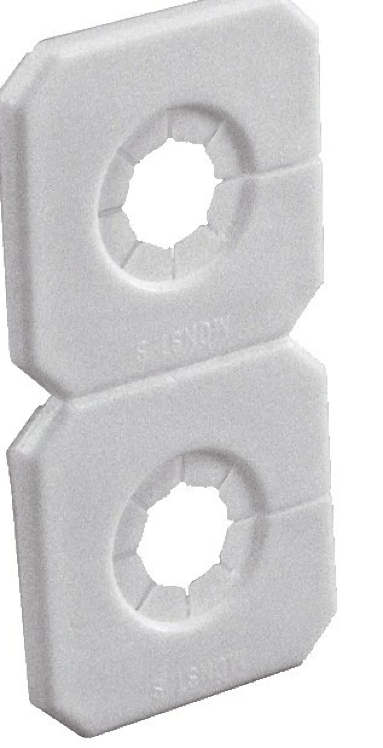 Roset duo, hvid