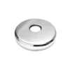 Roset 1/2". Ø76mm. Til koblingsdåse. Blank. Rustfrit stål AISI304