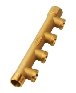 Roth fordelerrør 2 afgreninger x 15mm pex, Euro-red Rødgods