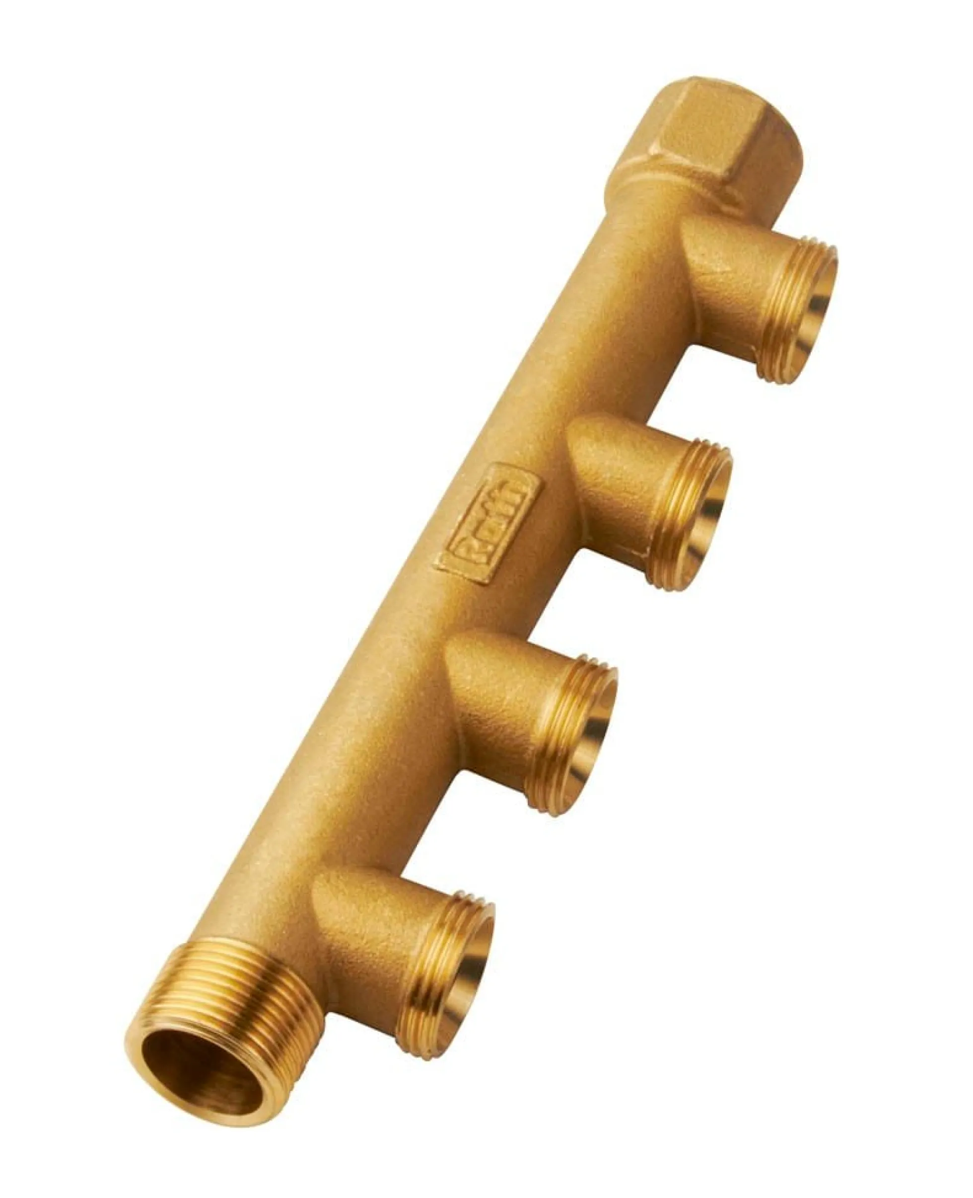 Roth fordelerrør 2 afgreninger x 15mm pex, Euro-red Rødgods