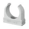 Rørholder 2955, M16, lysegrå, RAL7035 - 100 stk