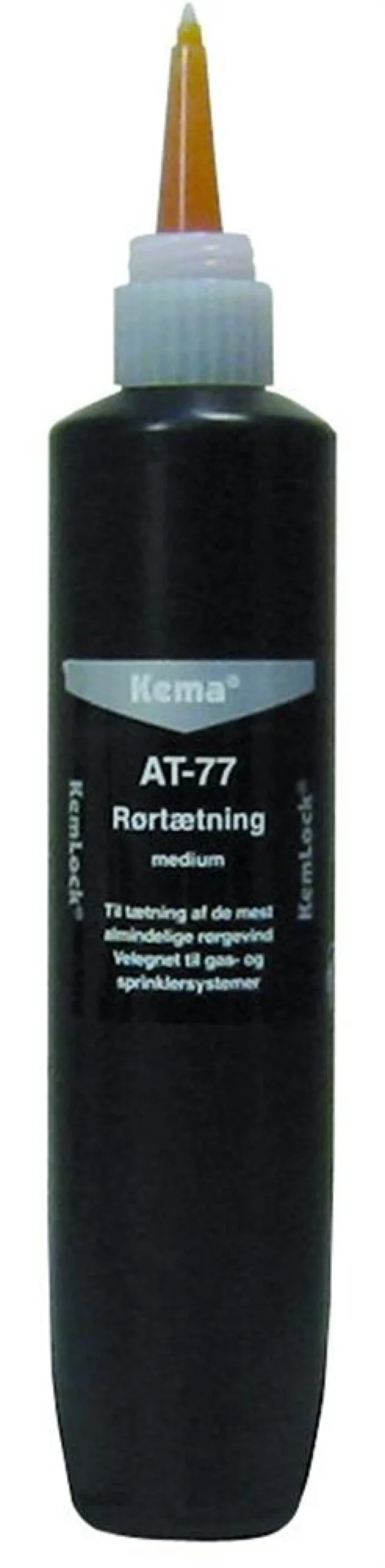 Rørtætning Kemlock AT-77, 250ml, medium, gul