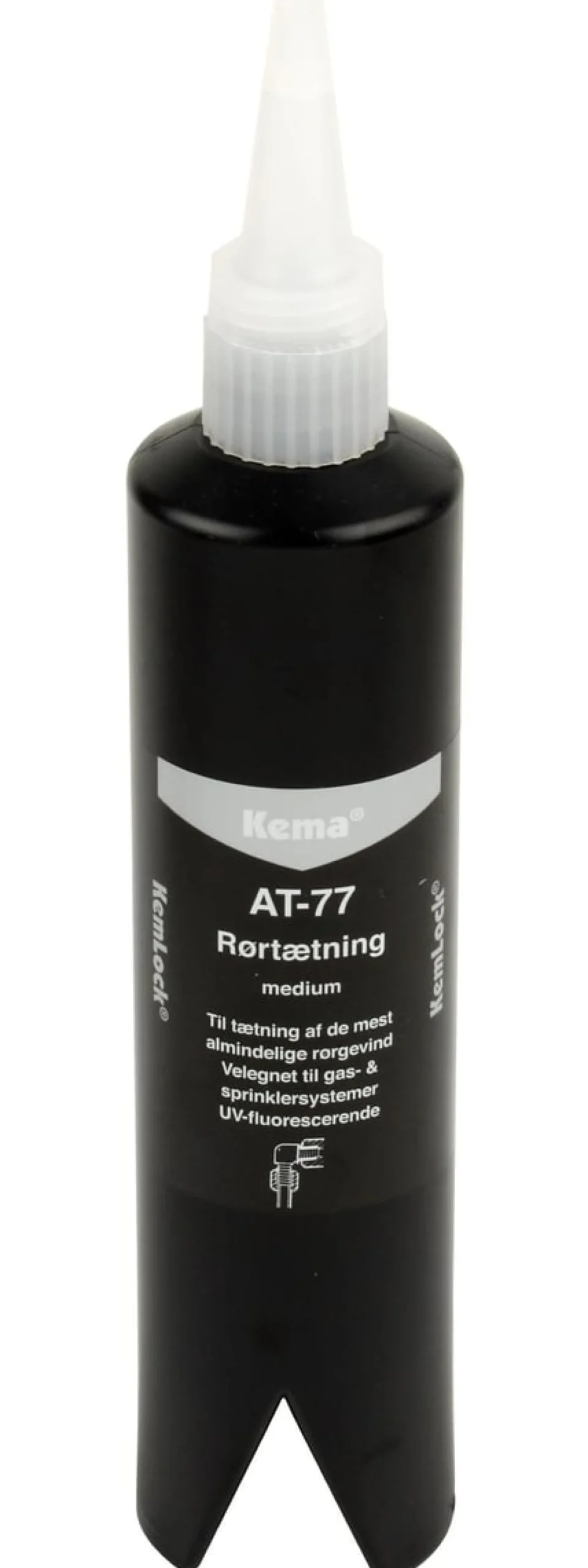 Rørtætning Kemlock AT-77, 250ml, medium, gul