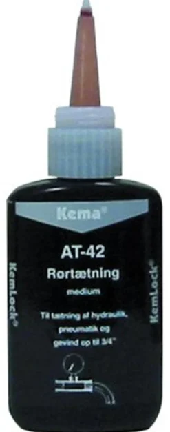 Rørtætning Kemlock AT-42, 50ml, medium, brun