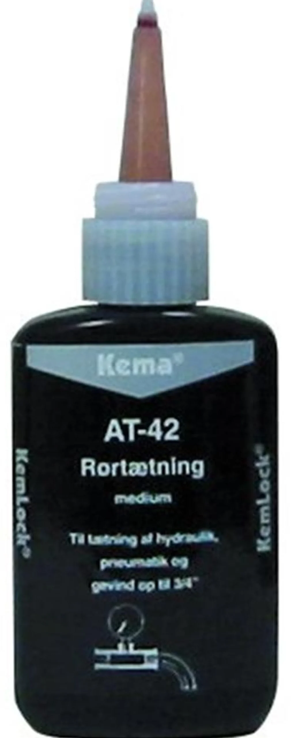 Rørtætning Kemlock AT-42, 50ml, medium, brun