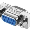 RS232 mini gender changer, DB9, hun/hun - MicroConnect