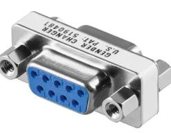 RS232 mini gender changer, DB9, hun/hun - MicroConnect