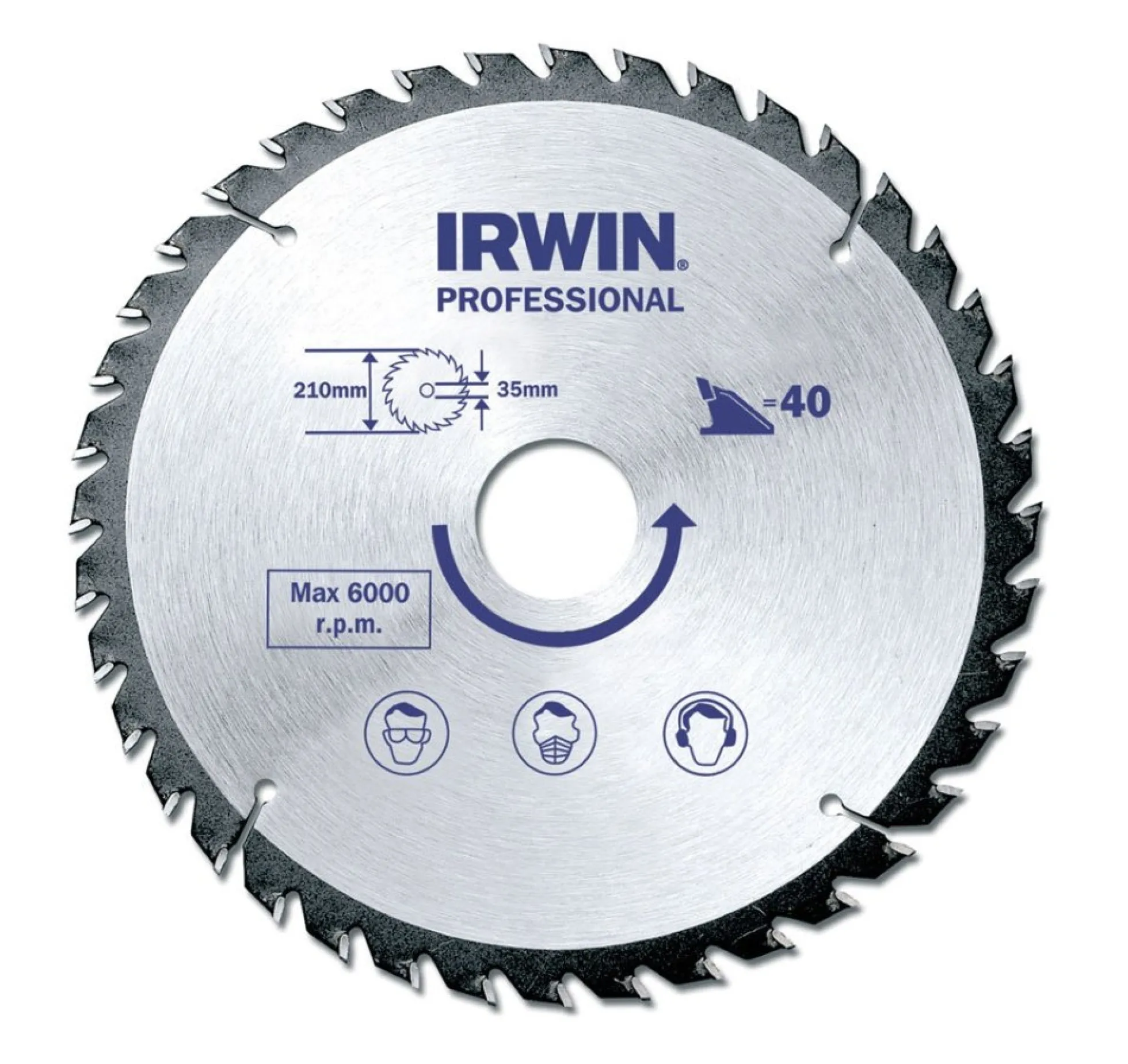 Rundsavklinge, 24td, ø190/30 mm, 2.6 mm
