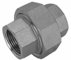 Rustfri (AISI 316) union med muffer