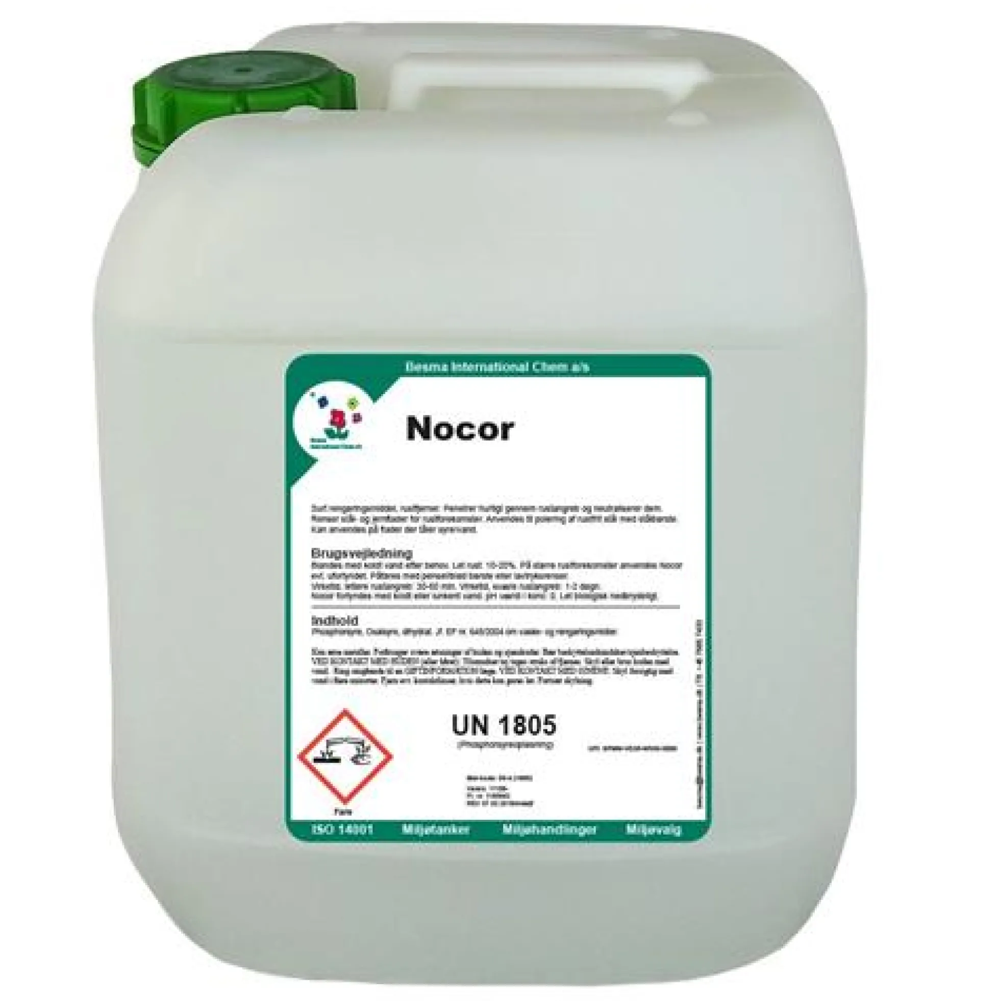 Rust- og kalkfjerner Nocor, 10l