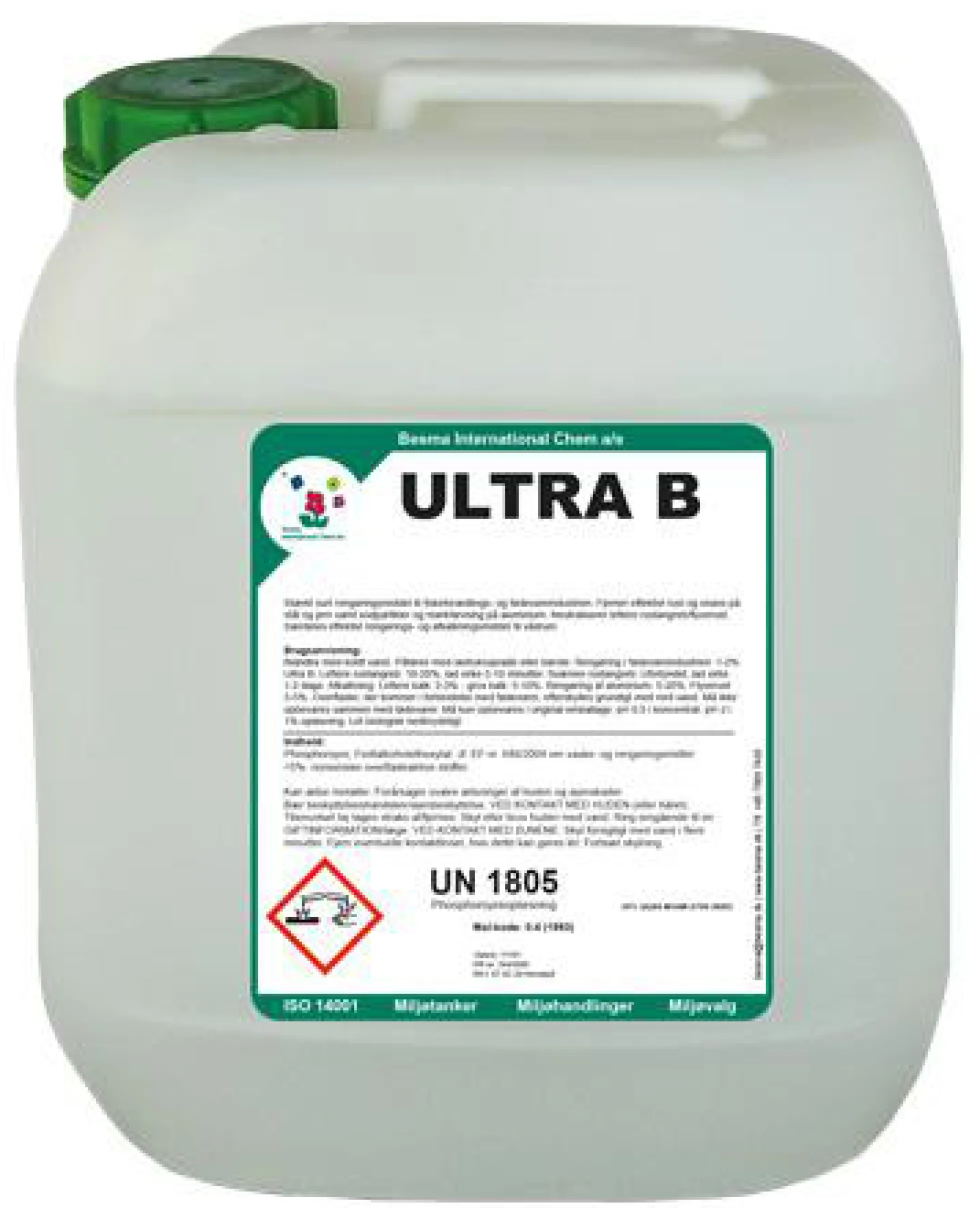 Rust- og kalkfjerner Ultra B, 5 liter - Besma