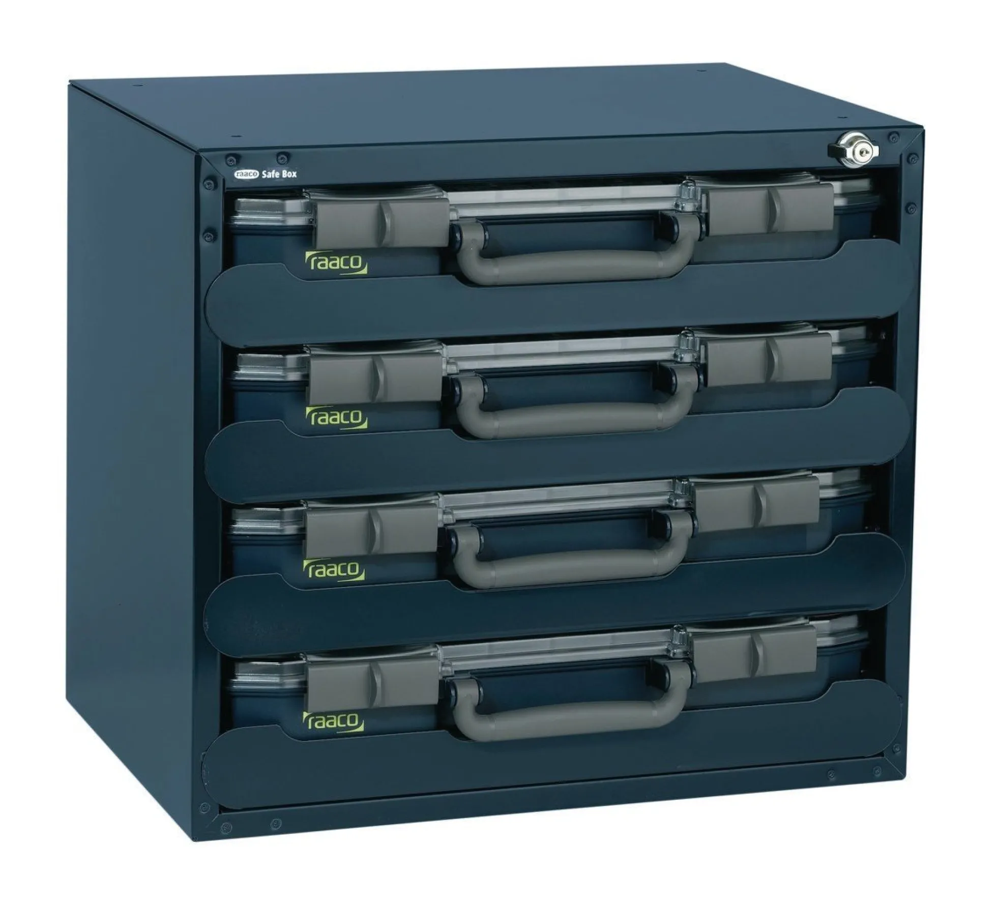 SafeBox 55x4, lakeret stål, polypropylen, polycarbonat - opbevaringskabinet