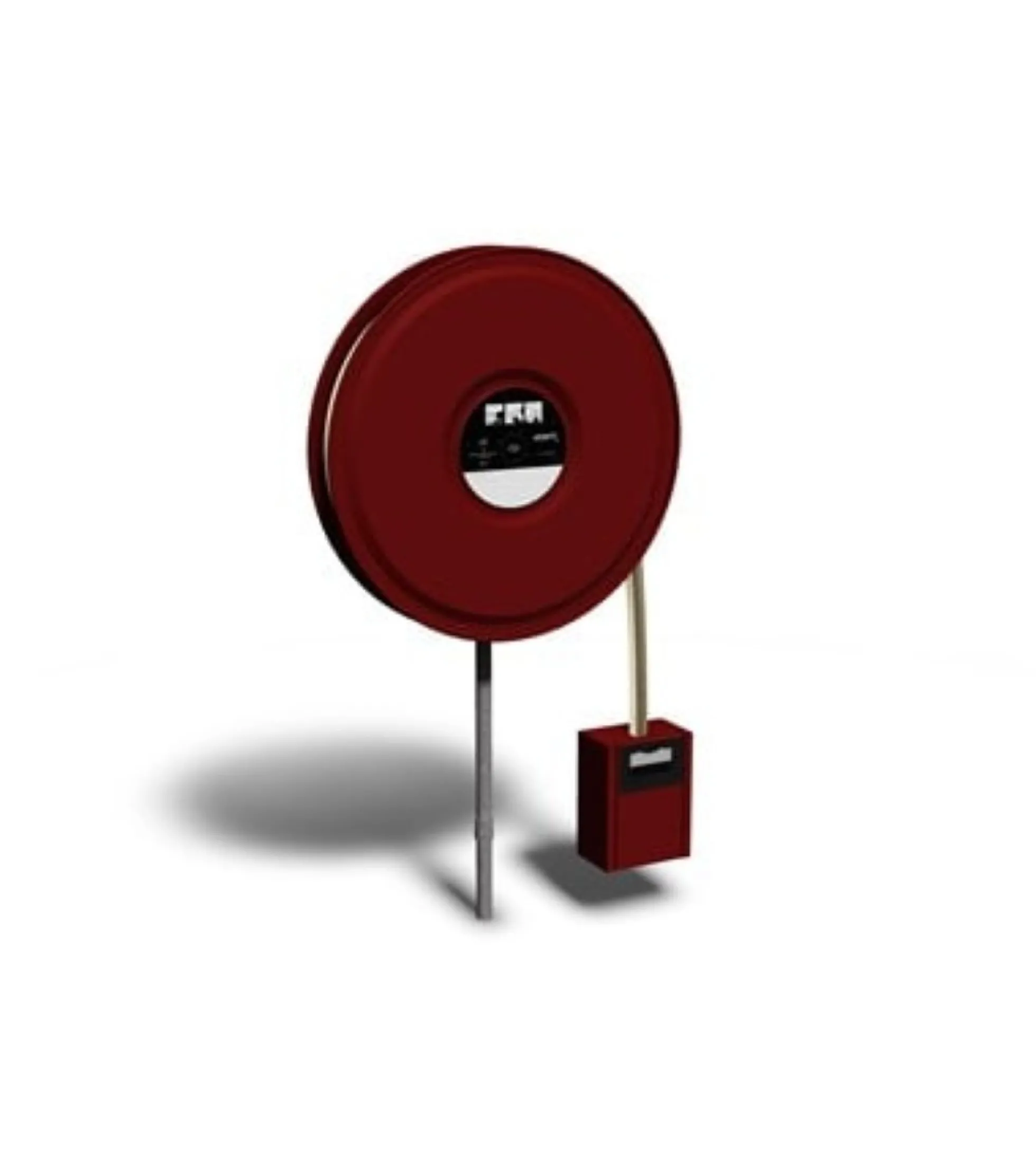 Safeti slangevinde T1A butik, 30 meter, 3/4", automatisk, RAL 3002 (rød)