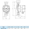 Salus Cirkulationspumpe EP15-60-130, 1", 130 mm, 230V