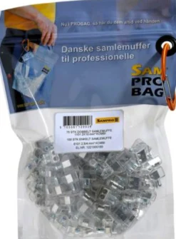 Samlemuffe 100x2,5 mm² + 75x10 mm² dobbelt med krydskærv Probag