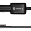 Sandberg billader til Surface Pro, 3-7, biladapter, 12V, 1 meter, sort
