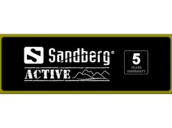 Sandberg header til aluminium Slatwall Active, sort, grøn, hvid