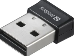 Sandberg micro Wi-Fi dongle, 650 Mbit/s, USB, WLAN, sort