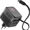 Sandberg oplader, PD65W, display, kabel