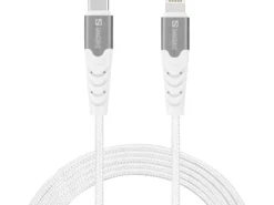 Sandberg PRO USB-C PD til Lightning MFI kabel, hvid