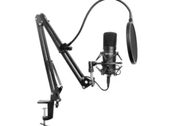 Sandberg Streamer USB mikrofon kit, studio mikrofon, -27 dB, 30 - 16000 Hz, 24 bit, 96 kHz, unidirectional