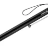 Sandberg touchscreen stylus pen saver, Universal, Metal, Rubber, 1, stk, 100 mm, sort, sølv