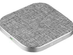 Sandberg trådløs oplader-pad, 15W, indendørs, USB, grå