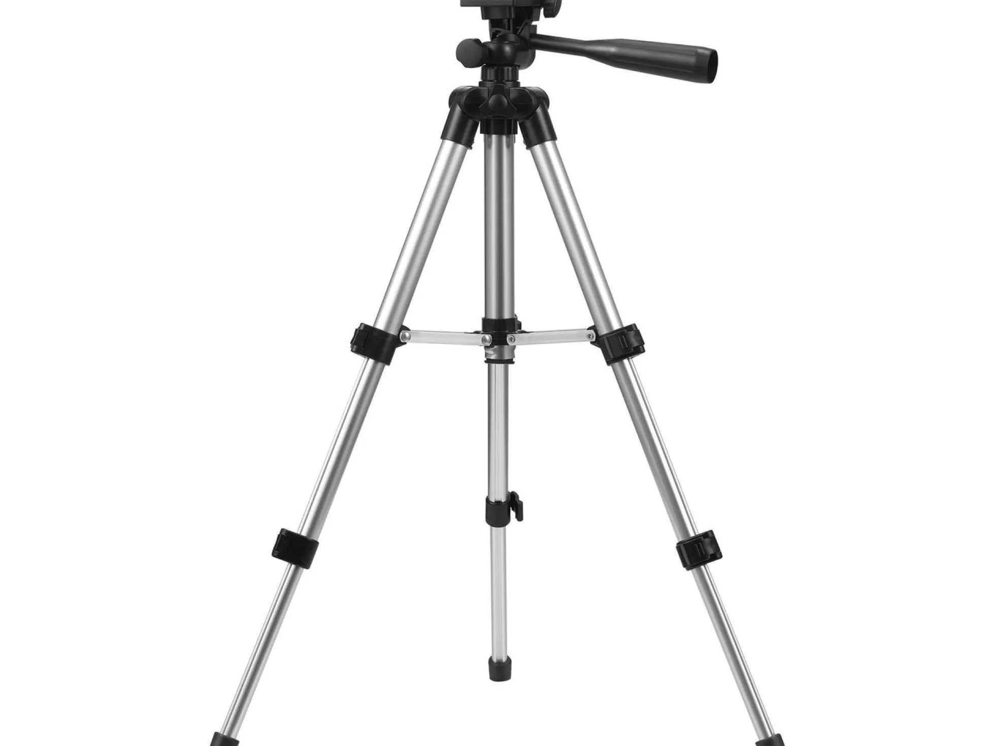 Sandberg universal stativ, 3 ben, 26-60 cm, sort, sølv