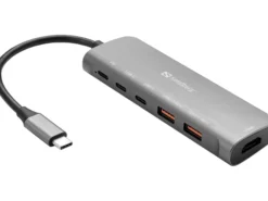 Sandberg USB-C dock, HDMI, 2x USB-A, 2x USB-C, PD 100w
