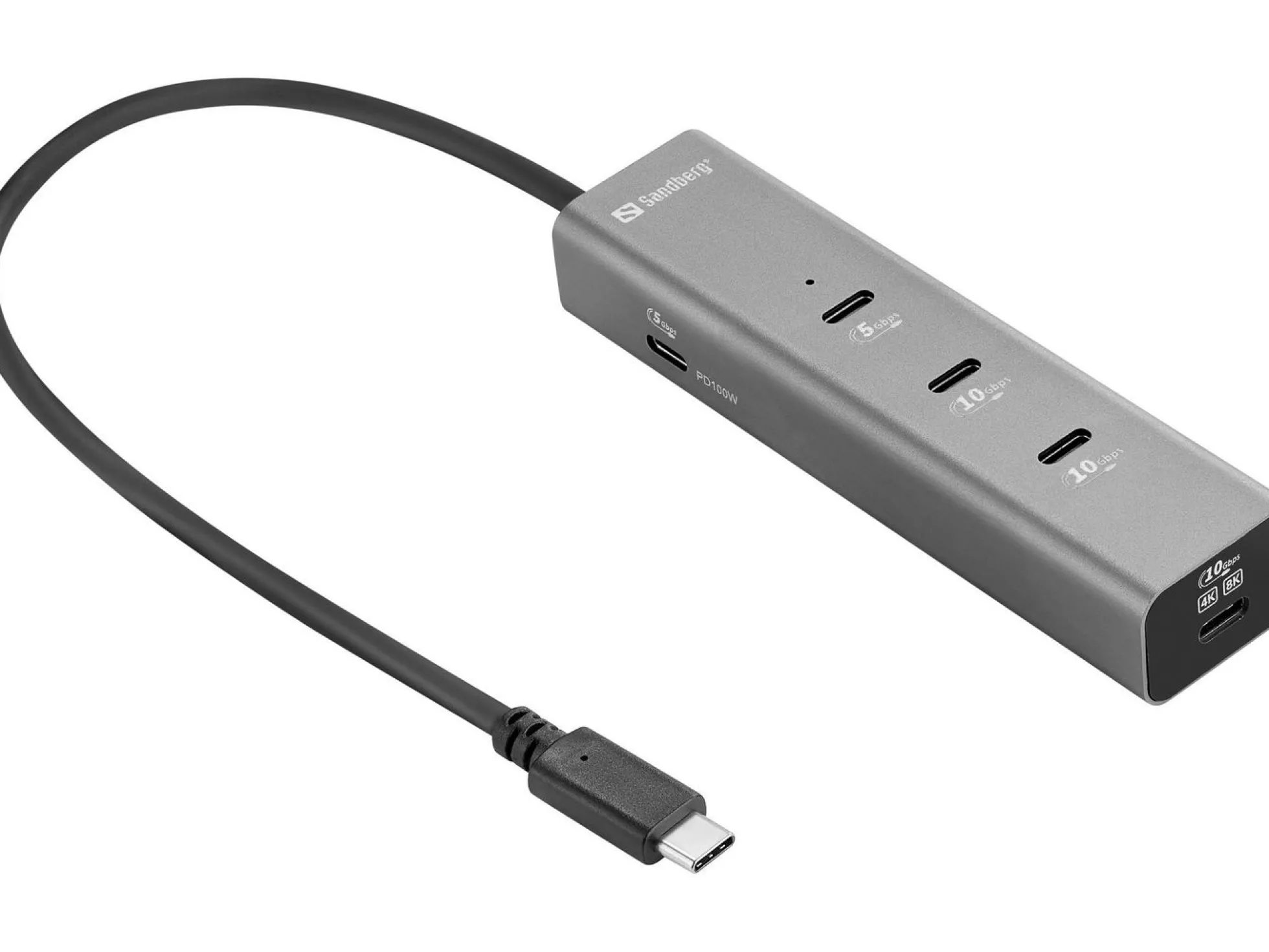 Sandberg USB-C 5-i-1 MediaDock