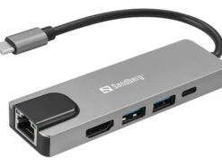 Sandberg USB-C 5-i-1 rejse-dock Saver