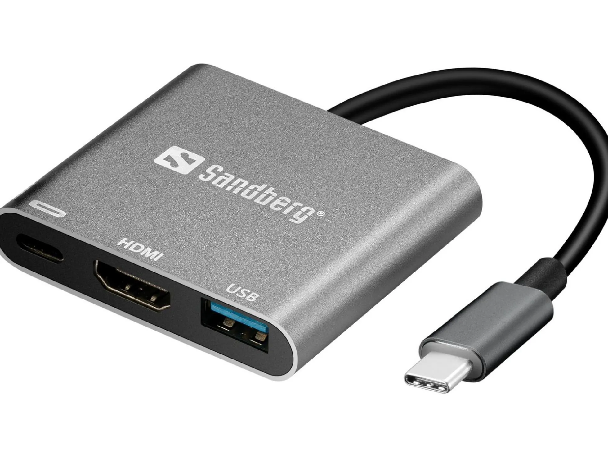 Sandberg USB-C Mini dock, HDMI, USB-A, USB-C, 1920 x 1080