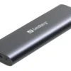 Sandberg USB 3.2 kabinet til M.2 NVMe SSD, 10 Gbit/s, sort