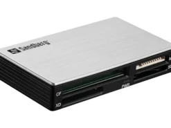 Sandberg USB 3.0 multikortlæser, CF, CF Type II, CF+, DV RS-MMC, HC MMC+, MMC, MMC Mobile, MMC+, MS Duo, MS