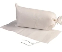 Sandsæk med snoreluk, 35 x 75 cm, hvid