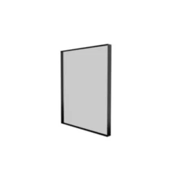 Sanibell Basicline spejl, sort (mat), H: 60 cm